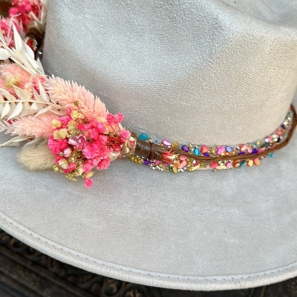 One summer hat that can be worn two ways  floral wreath and a little bling main image 6